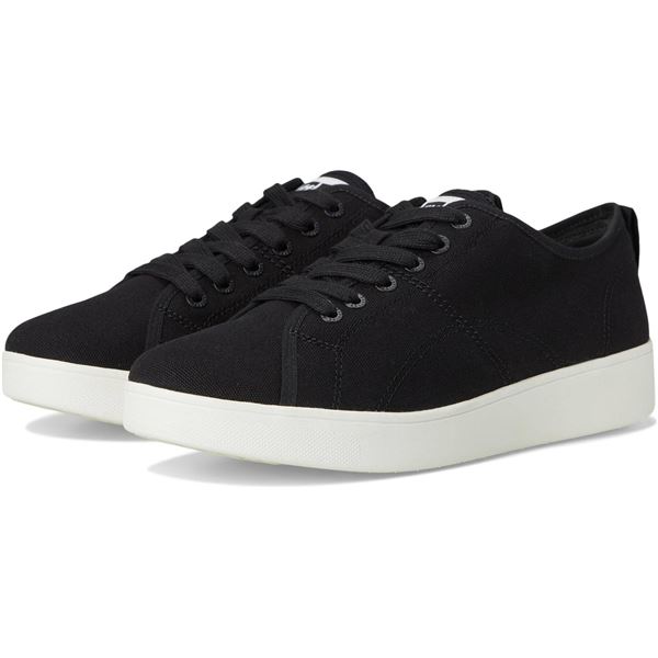 FitFlop Rally Canvas Sneakers Black/Cream US 11 EU 43 UK 9
