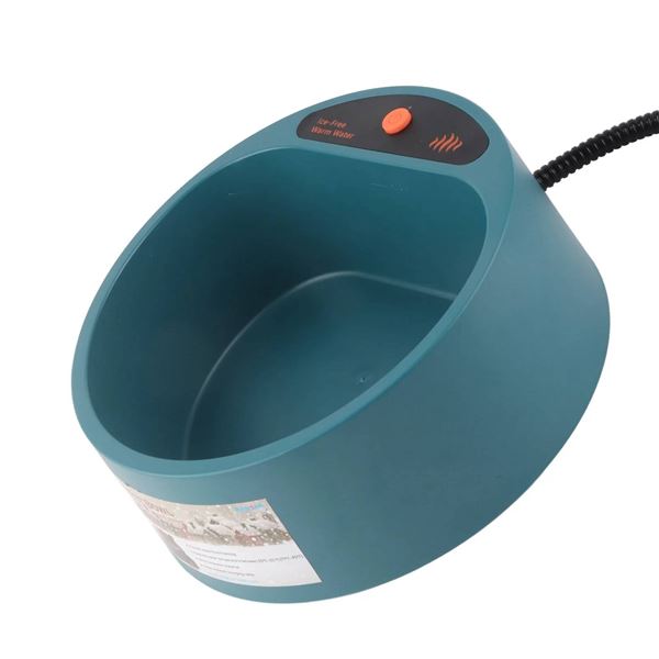 Electric Pet Heated Bowl for Ice-Free Warm Water, 110V
