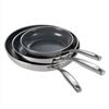 Image 1 : Tramontina 3-Piece Tri-Ply Clad Stainless Steel Skillet Set