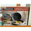 Image 2 : Tramontina 3-Piece Tri-Ply Clad Stainless Steel Skillet Set