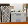 Image 1 : Aerostar 12x24x2 and Columbus Industries 24x24x2 Air Filters LOT OF 20