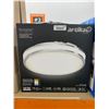 Image 2 : Artika Hemisphere LED Flush Mount Light, 15 Inches, 2500 Lumens
