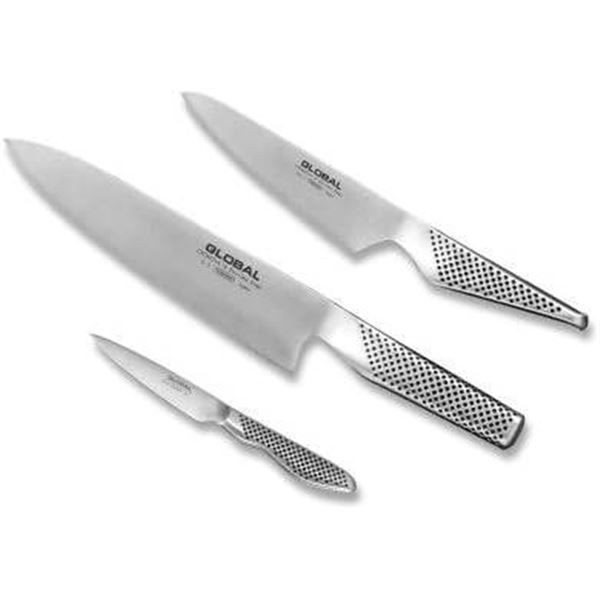 Global Cromova 18 Stainless Steel Knife Set
