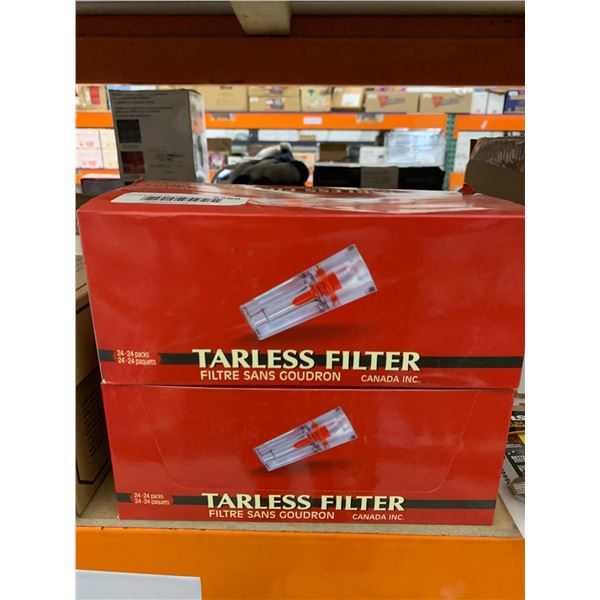 Tarless Filter Canada Inc. Filtre Sans Goudron – Pack of 24 (Red)