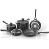 Image 1 : Nonstick Frying Pan Set with Stainless Steel Handles