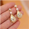 Image 4 : 18K Gold Pearl Earrings