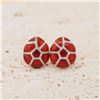 Image 1 : 18K Gold Carnelian Earrings