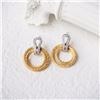 Image 3 : 18K Gold Diamond Earrings
