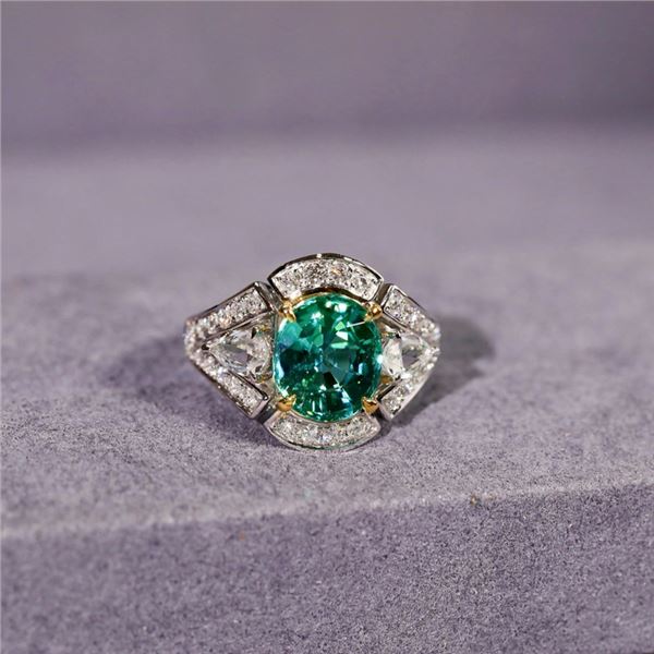 18k Gold Tourmaline Ring