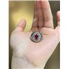 Image 7 : 18k Gold Unheated Ruby Ring