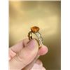 Image 1 : 18K Gold Spessartite Garnet Ring