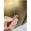 Image 1 : 18K Gold Emerald Ring