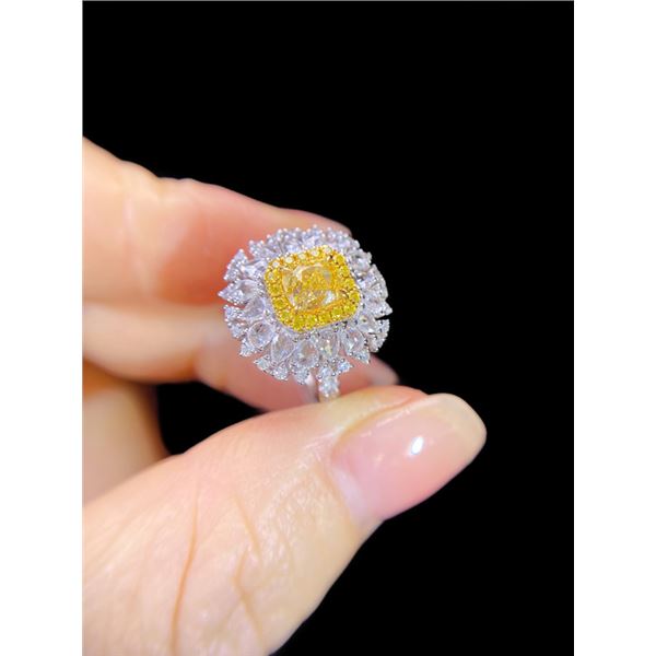 Yellow Diamond Ring