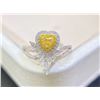 Image 1 : Yellow Diamond Heart Ring
