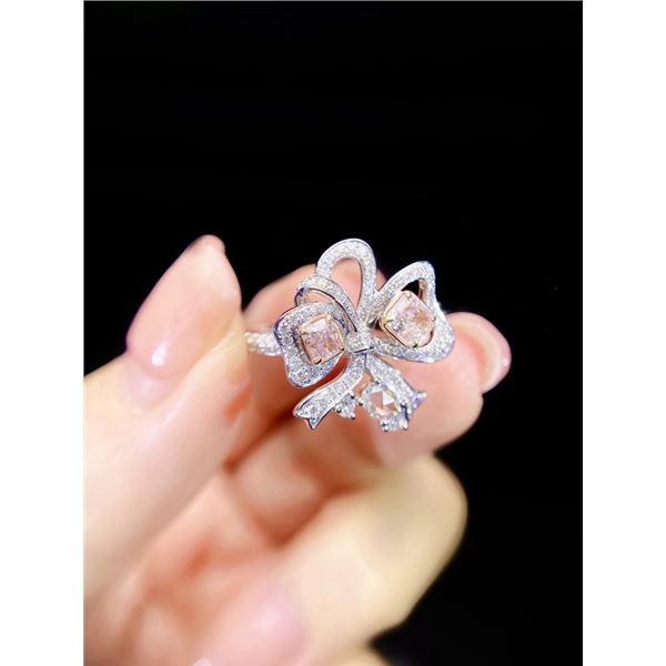Bow Knot Engagement Ring