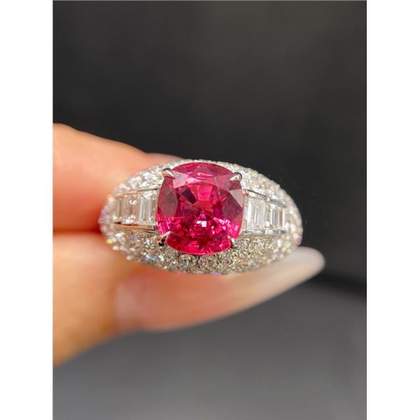Pure Flame Spinel Ring