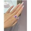 Image 4 : Natural Unheated Pink Sapphire Open Ring