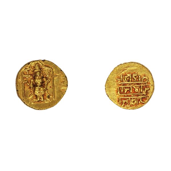 Vijaynagar Empire: Aravidu Dynasty, Venkata III, Gold 1/2 Pagoda