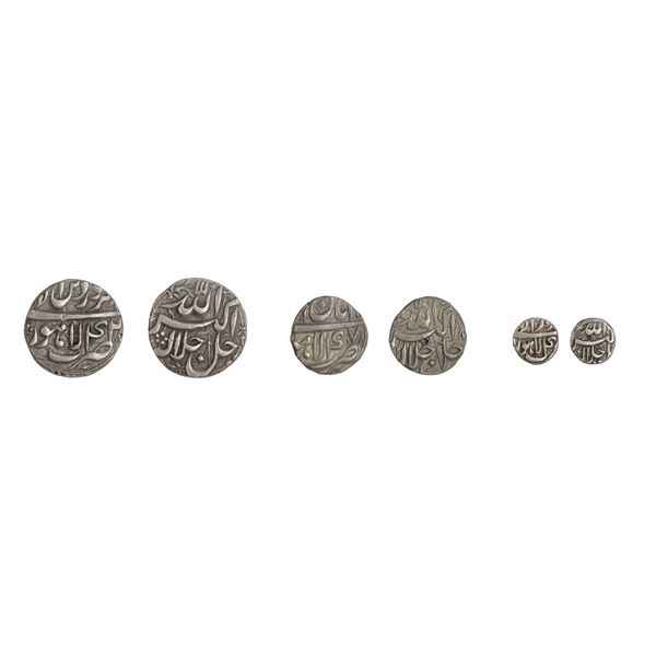 Jalal-ud-din Muhammad Akbar, Silver Rupee, Lahore