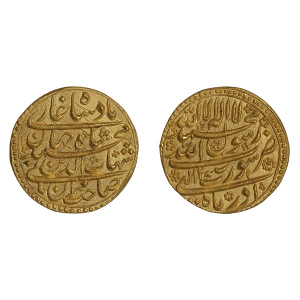 Shah Jahan, Gold Mohur, Surat mint