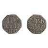 Image 1 : Assam, Pramatta Simha or Siu-ning-pha, Octagonal silver 1/4 Rupee, SK. 1673
