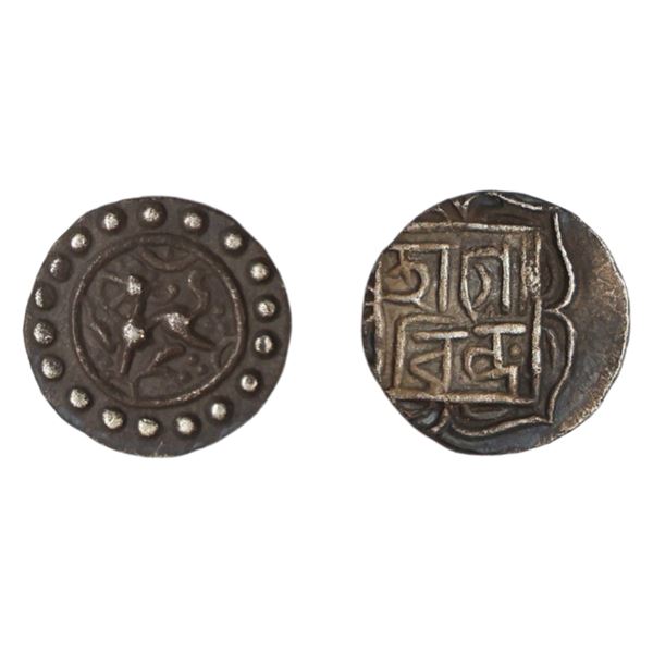 Tripura,Govinda Manikya, Silver 1/8 Tanka