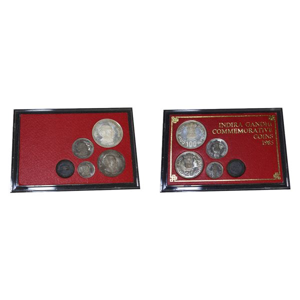 Republic of India: 1985 Commemorative Set (4 coins), Proof Set
