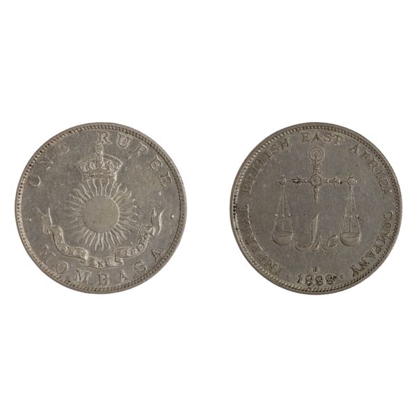 Foreign: Mombasa, Silver Rupee