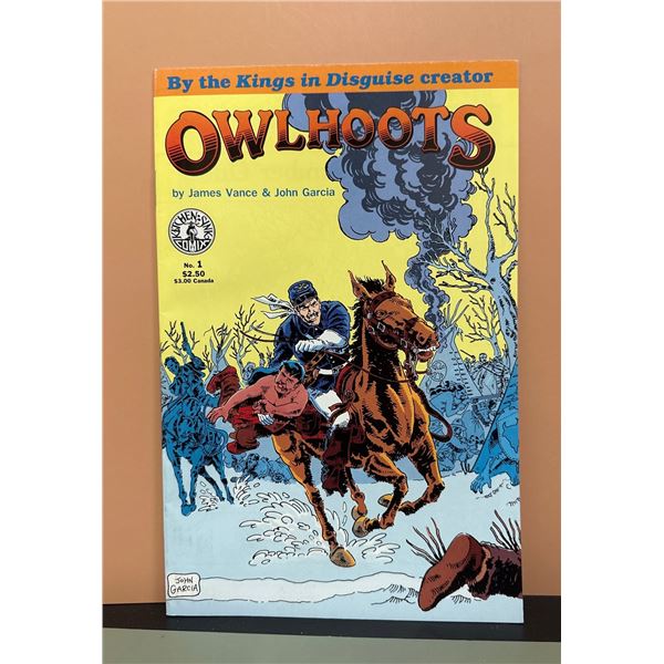 Owlhoots #1 (Kitchen Sink Comix, 1990) by James Vance & John Garcia