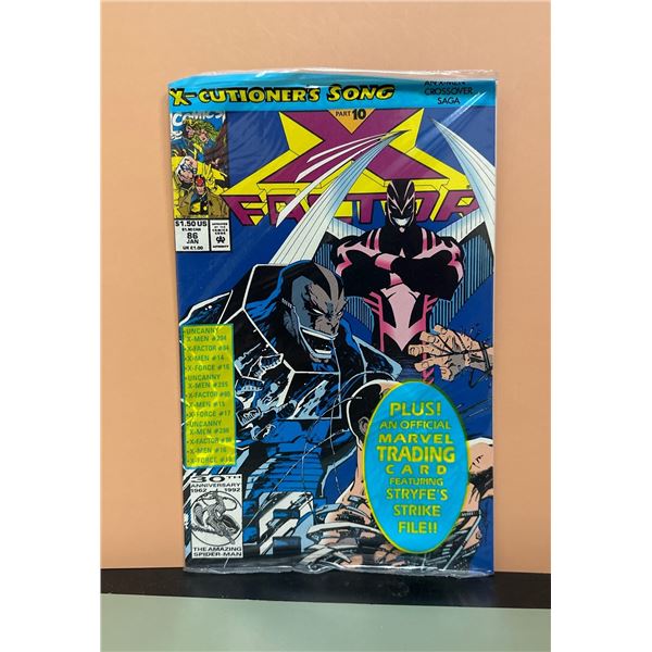 X-Factor #86 (1992 Marvel) X-Cutioner's Song Pt 10 w/ Stryfe Card