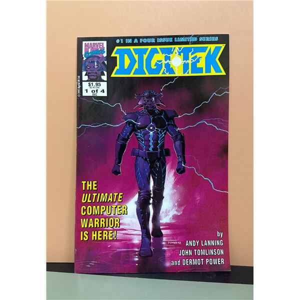 Digitek #1 (Marvel UK, 1992) The Ultimate Computer Warrior Is Here!