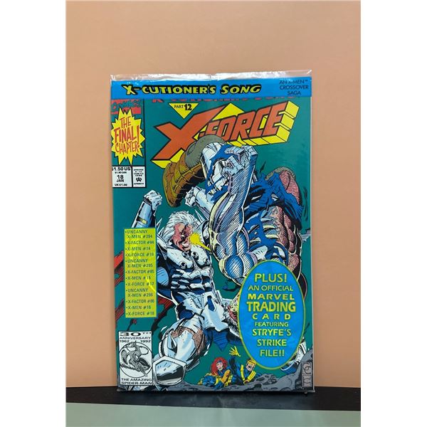 X-Force #18 (Marvel, 1993) X-Cutioner's Song Pt. 12 with Stryfe Card