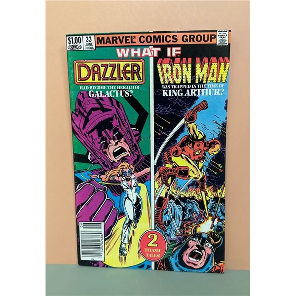 What If #33 (Marvel, 1982) Dazzler Herald of Galactus/Iron Man King Arthur