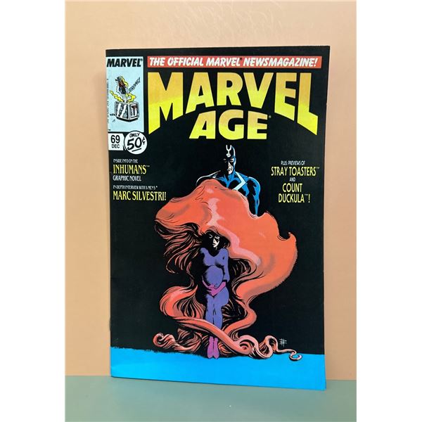 Marvel Age #69 (Dec 1988) Inhumans Graphic Novel, Marc Silvestri Interview