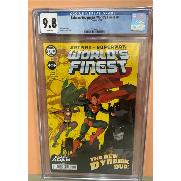Batman/Superman: World's Finest #8 Black Adam Movie Variant CGC 9.8 (2022)