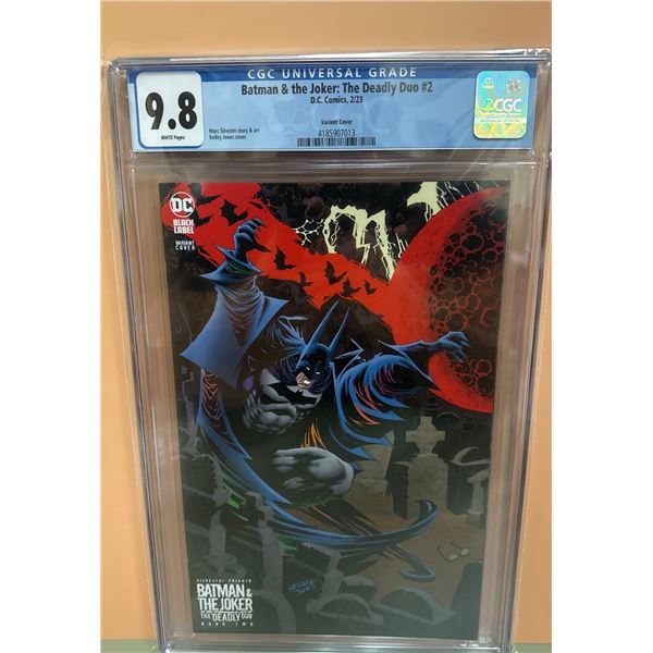 Batman & the Joker: The Deadly Duo #2 CGC 9.8 Kelley Jones Variant DC 2022