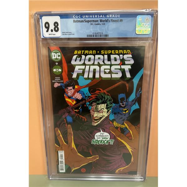 Batman/Superman: World's Finest #9 CGC 9.8 (DC Comics, 1/23) Waid & Mora