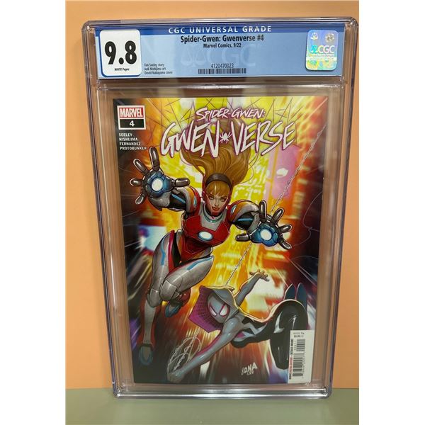 Spider-Gwen: Gwenverse #4 (Marvel Comics, 2022) David Nakayama Cover CGC 9.8