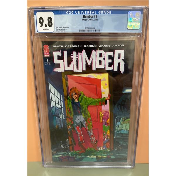 Slumber #1 CGC 9.8 NM/Mint Grade (Image Comics, 2022) Nathan Fox Cover