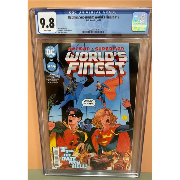 Batman/Superman: World's Finest #12 CGC 9.8 NM/Mint DC Comics 2023 Waid