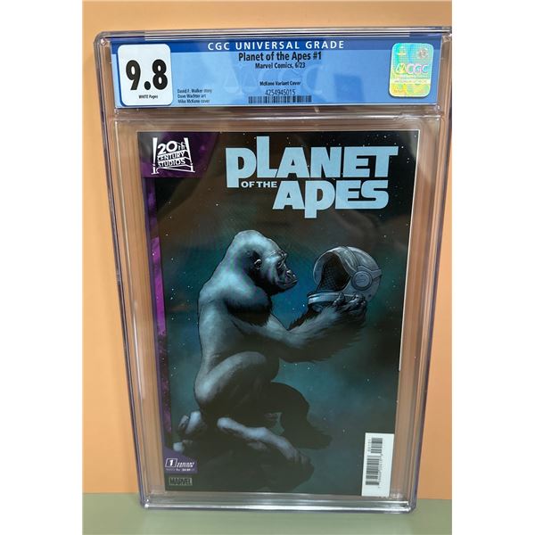 Planet of the Apes #1 McKone Variant Cover Marvel 6/23 CGC 9.8