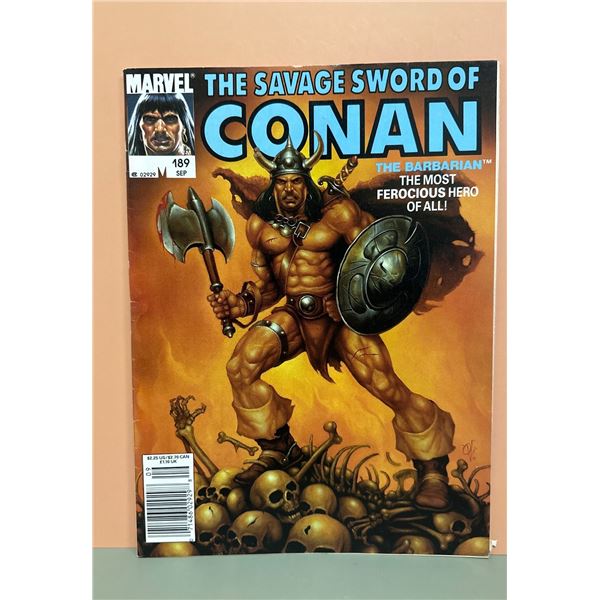 Savage Sword of Conan #189 (Marvel, 1991) B&W Magazine