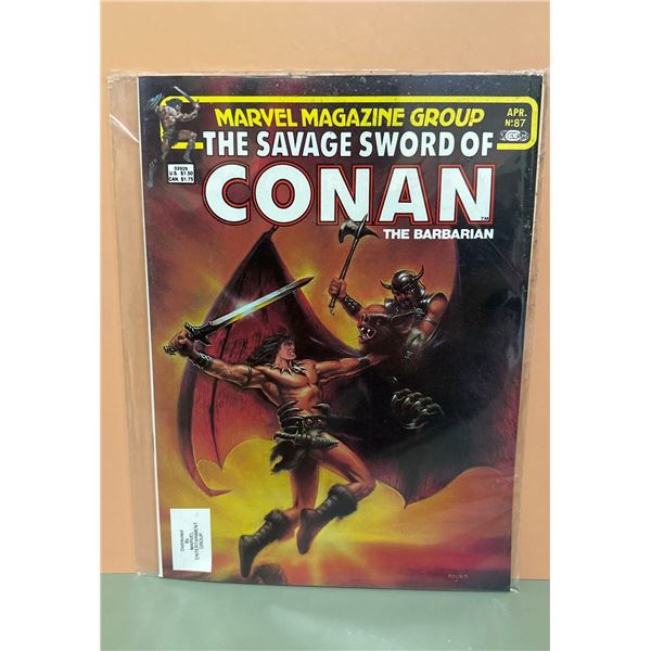 The Savage Sword of Conan #87 (Marvel, 1983) Magazine