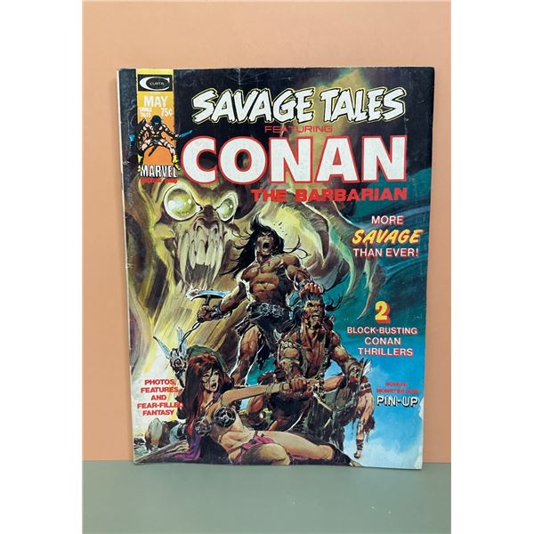 Savage Tales #4 (May 1971, Marvel) Featuring Conan the Barbarian Comic Mag