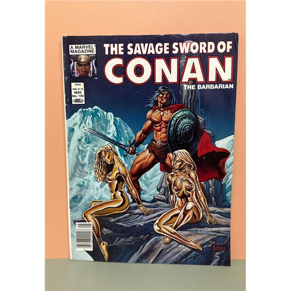 The Savage Sword of Conan The Barbarian #100 (Marvel, May 1984) Magazine