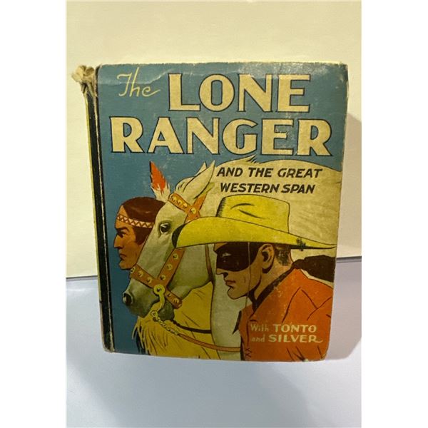 1942 The Lone Ranger and the Great Western Span Better Little Book #1477