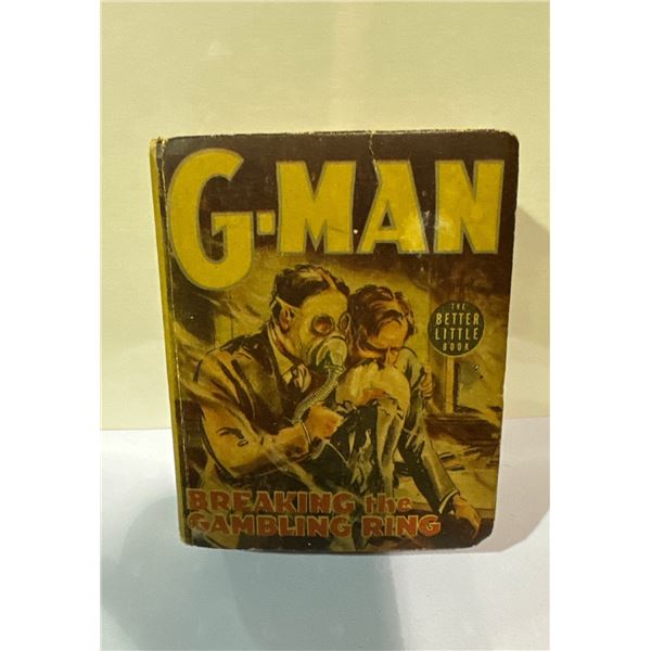 1938 G-Man Breaking the Gambling Ring The Better Little Book #1493 Whitman