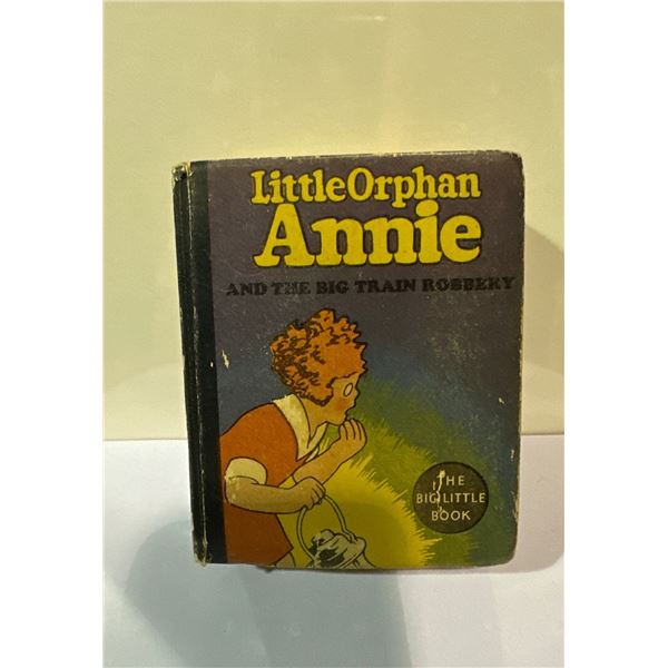 1934 Little Orphan Annie and The Big Train Robbery - The Big Little Book #1140