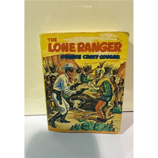 1968 The Lone Ranger Outwits Crazy Cougar Whitman Big Little Book #2013