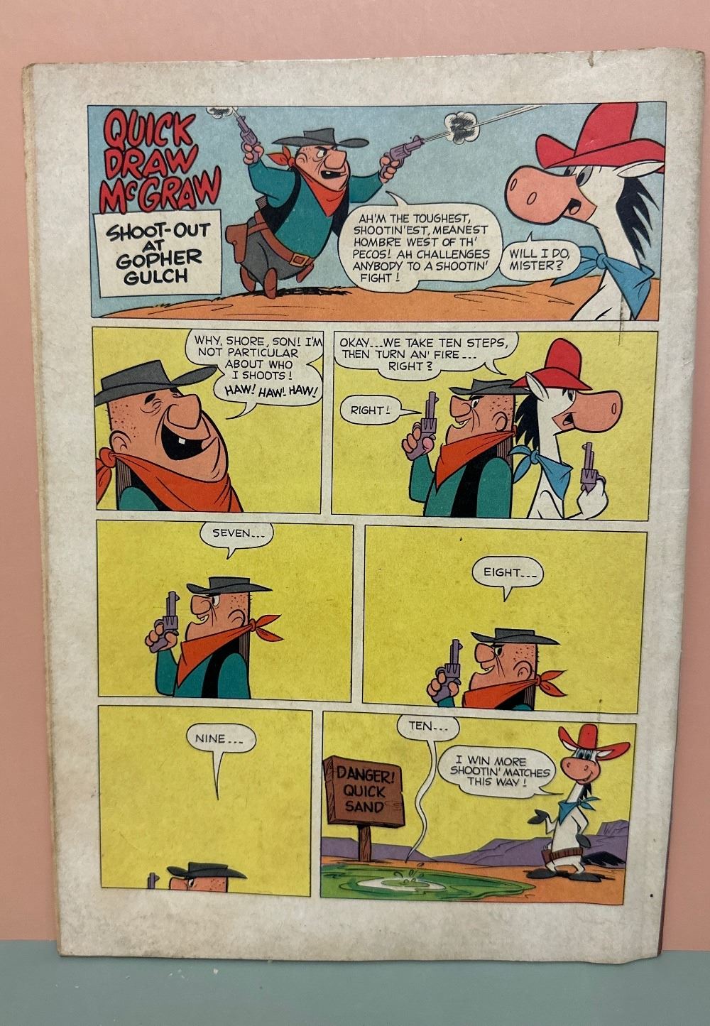 Jayloo Quick Draw McGraw #15 Dell Comics 1961 Hanna-Barbera
